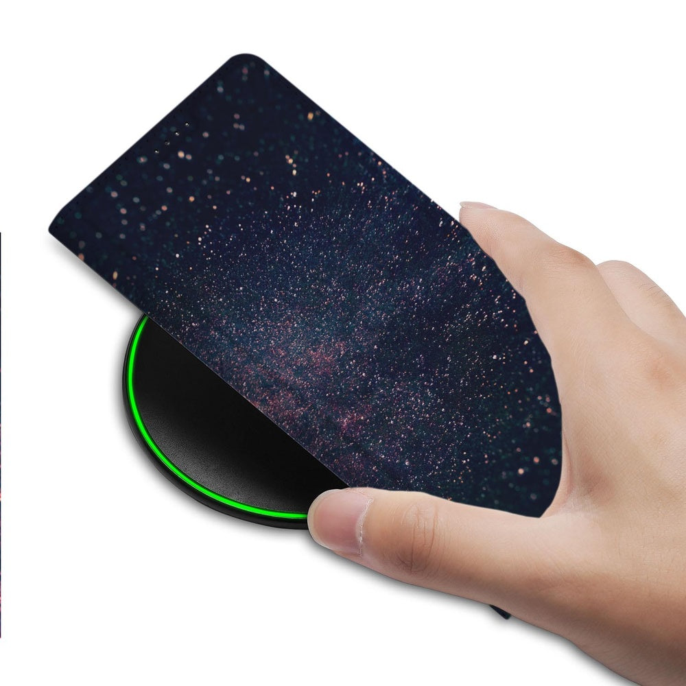 Google Pixel 9a Book Case Google Pixel 9a Stars sterren ontwerp hand aanzicht