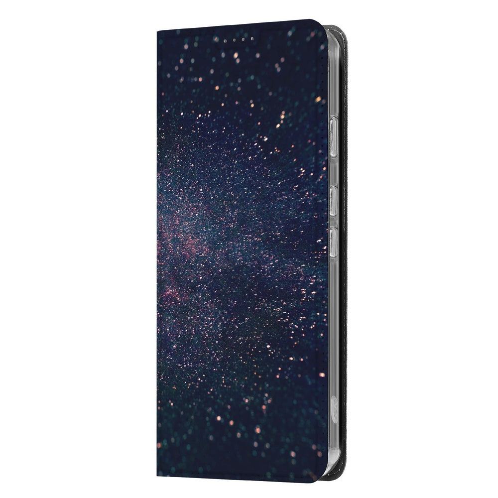 Google Pixel 9a Book Case Google Pixel 9a Stars design sterren aanzicht