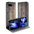 Google Pixel 9a Book Case Steigerhout open aanzicht houtprint