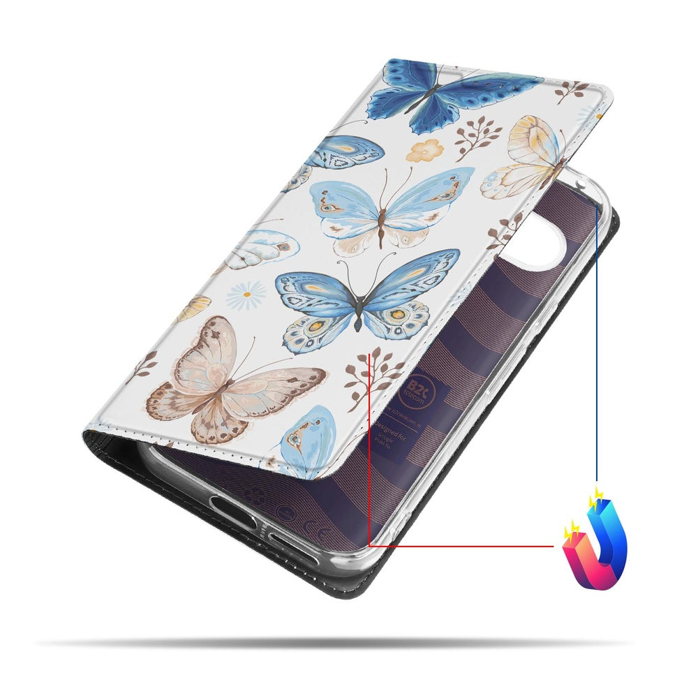 Google Pixel 9a Telefoonhoesje Vlinder telefoonhoesje vlinder design aanzicht