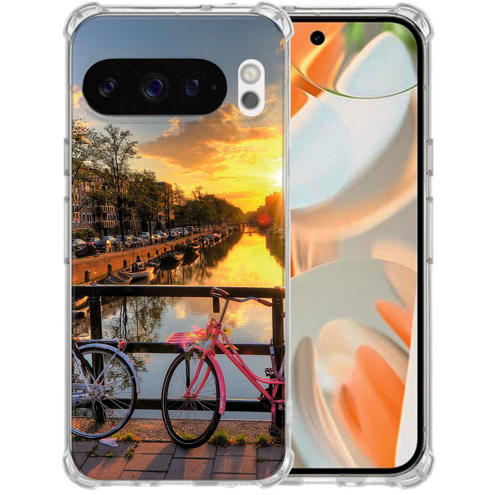 Softcase Google Pixel 10 | Pixel 10 Pro Amsterdamse Grachten Shockproof
