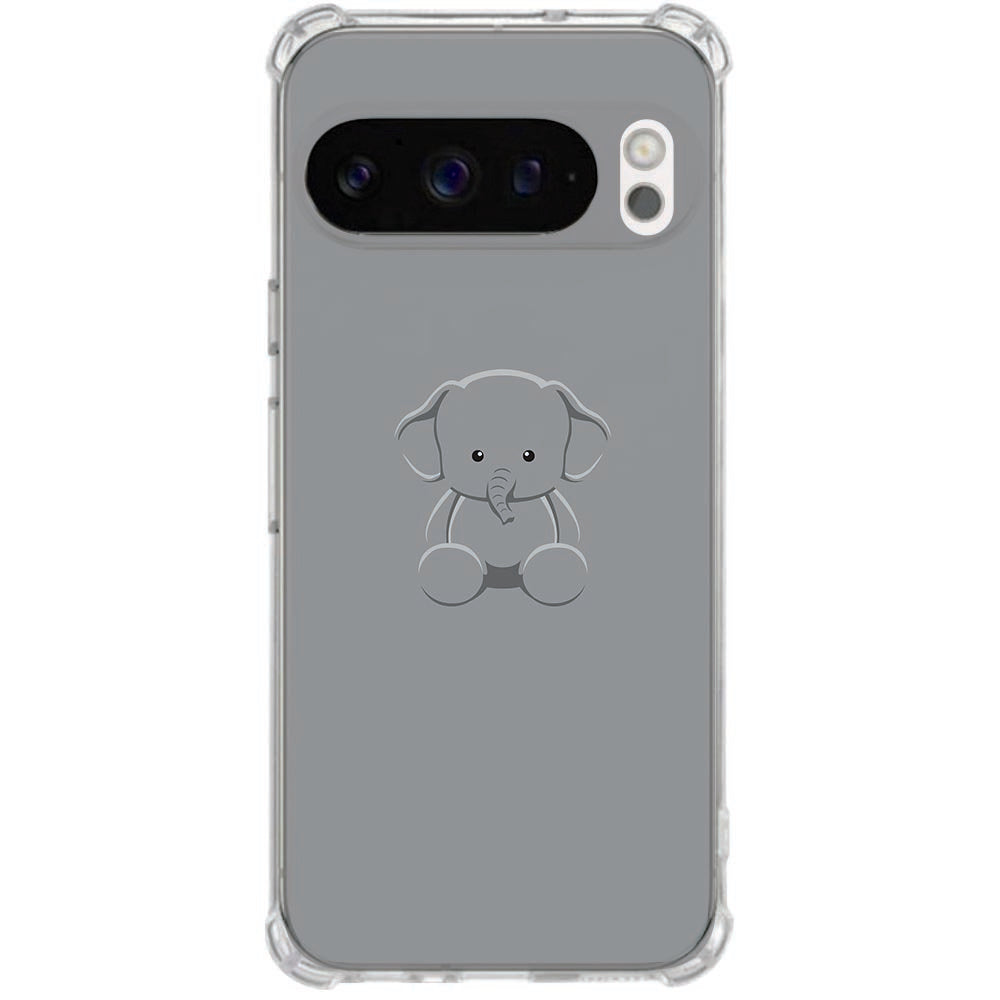 Google Pixel 10 | Pixel 10 Pro Flexibele back cover Baby Olifant Valbestendig