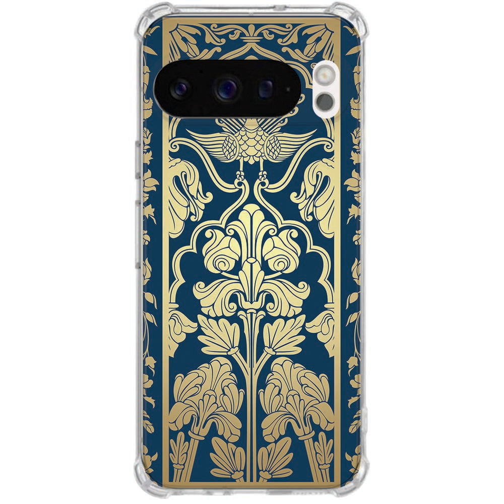 Google Pixel 10 | Pixel 10 Pro TPU Back Cover Beige Flowers Antishock