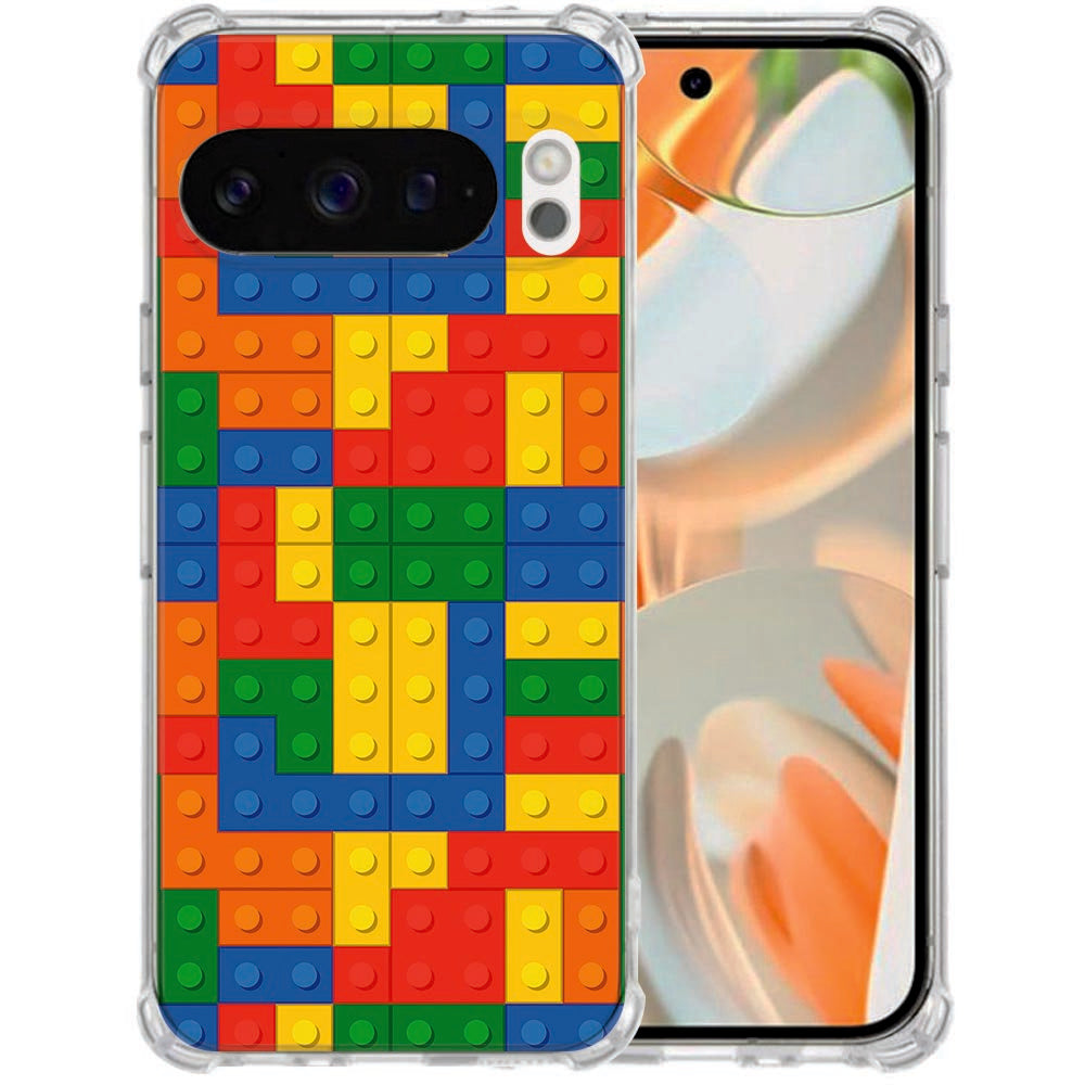 Backcover Hoesje Google Pixel 10 | Pixel 10 Pro Blokken Antishock