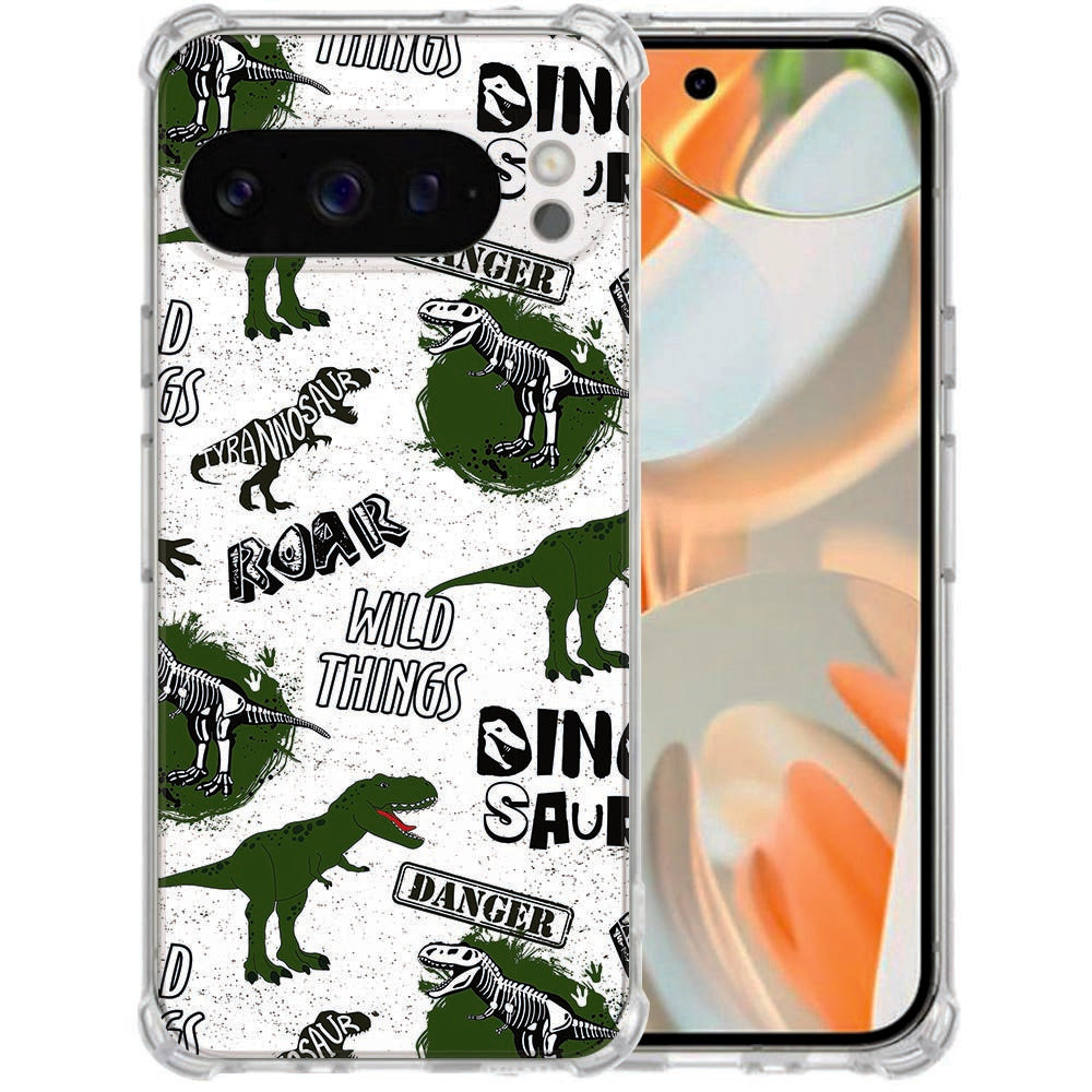 TPU Backcover Google Pixel 10 | Pixel 10 Pro Dinosaurus Antishock