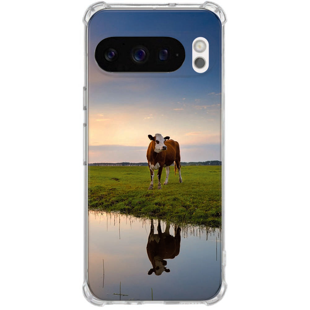 Google Pixel 10 | Pixel 10 Pro TPU Back Cover Koe Valbestendig
