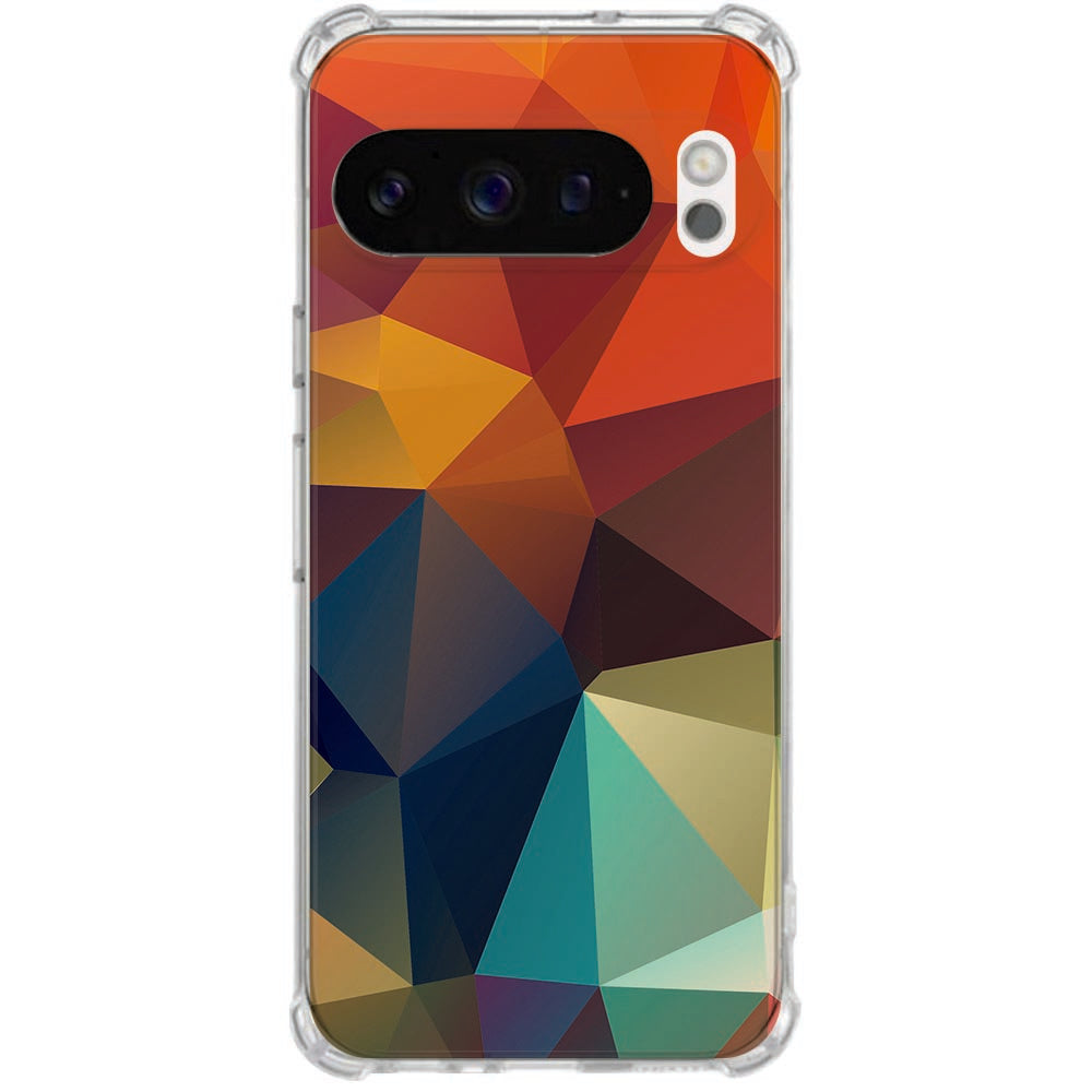 TPU Back Cover Google Pixel 10 | Pixel 10 Pro Polygon Color Shockproof