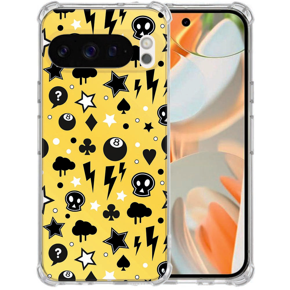 TPU Back Cover Google Pixel 10 | Pixel 10 Pro Punk Yellow Antishock