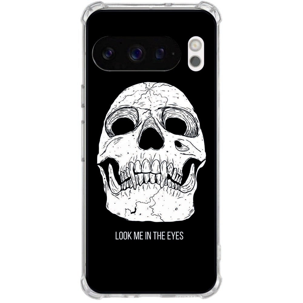 TPU Back Cover Google Pixel 10 | Pixel 10 Pro Skull Eyes Schokbestendig