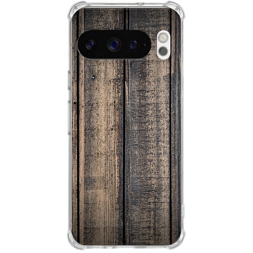 TPU Siliconen Hoesje Google Pixel 10 | Pixel 10 Pro Steigerhout Shockproof