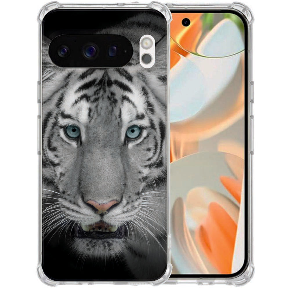 Google Pixel 10 | Pixel 10 Pro Back Cover Hoesje Tijger Schokbestendig