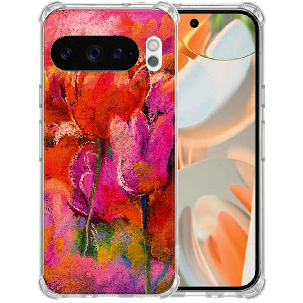 Softcase Google Pixel 10 | Pixel 10 Pro Tulips Valbestendig