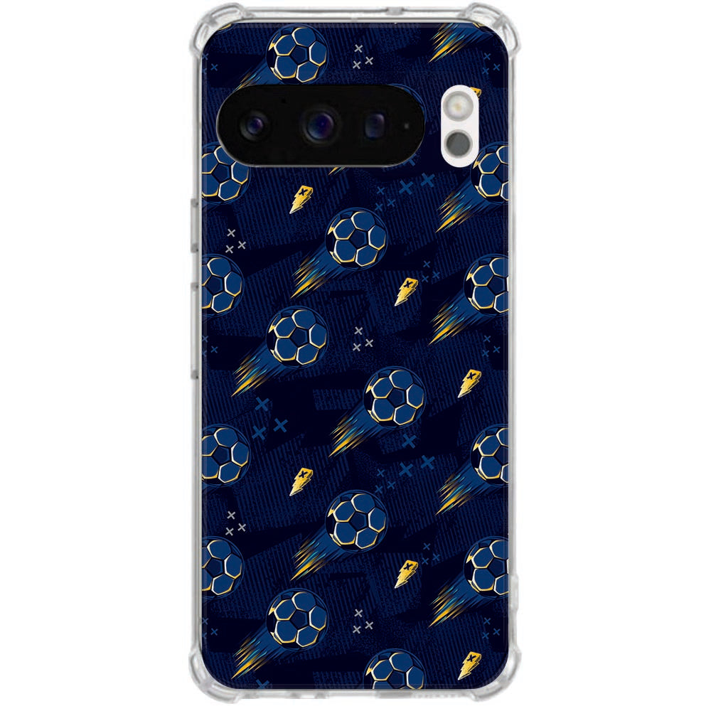 Google Pixel 10 | Pixel 10 Pro TPU Siliconen Hoesje Voetbal Schokbestendig