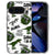 Pixel 10 / 10 Pro siliconen hoesje Dinosaurus - groen op wit