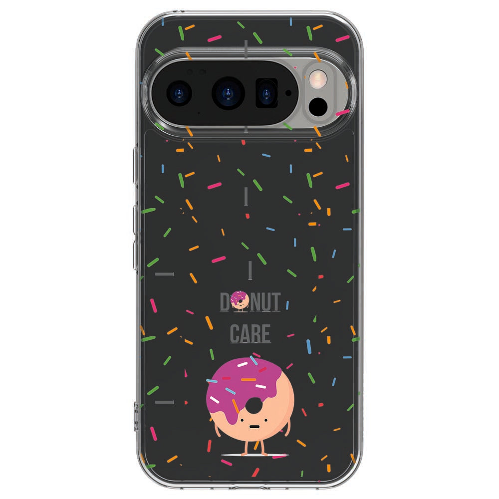 Achterkant van Google Pixel 10 / 10 Pro TPU hoesje Donut