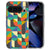 Pixel 10 Pro back cover Funky Retro in warm oranje, geel en bruin