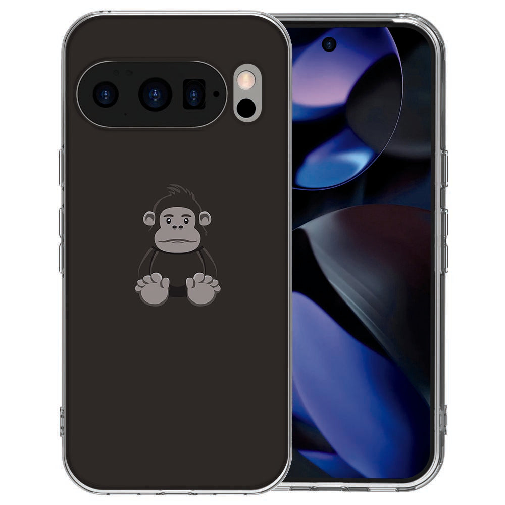 Pixel 10 Pro back cover Gorilla in warme bruintinten