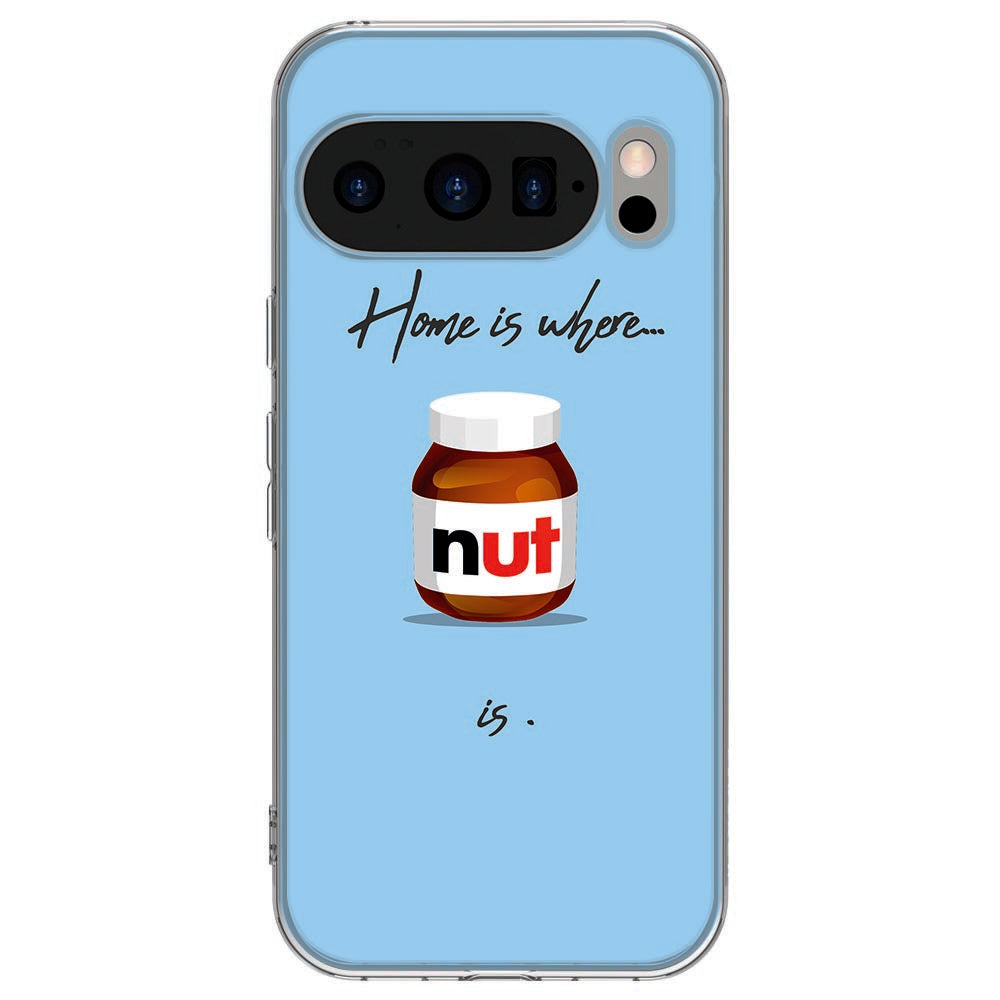 Achterkant van Google Pixel 10 / 10 Pro TPU hoesje Nut Home