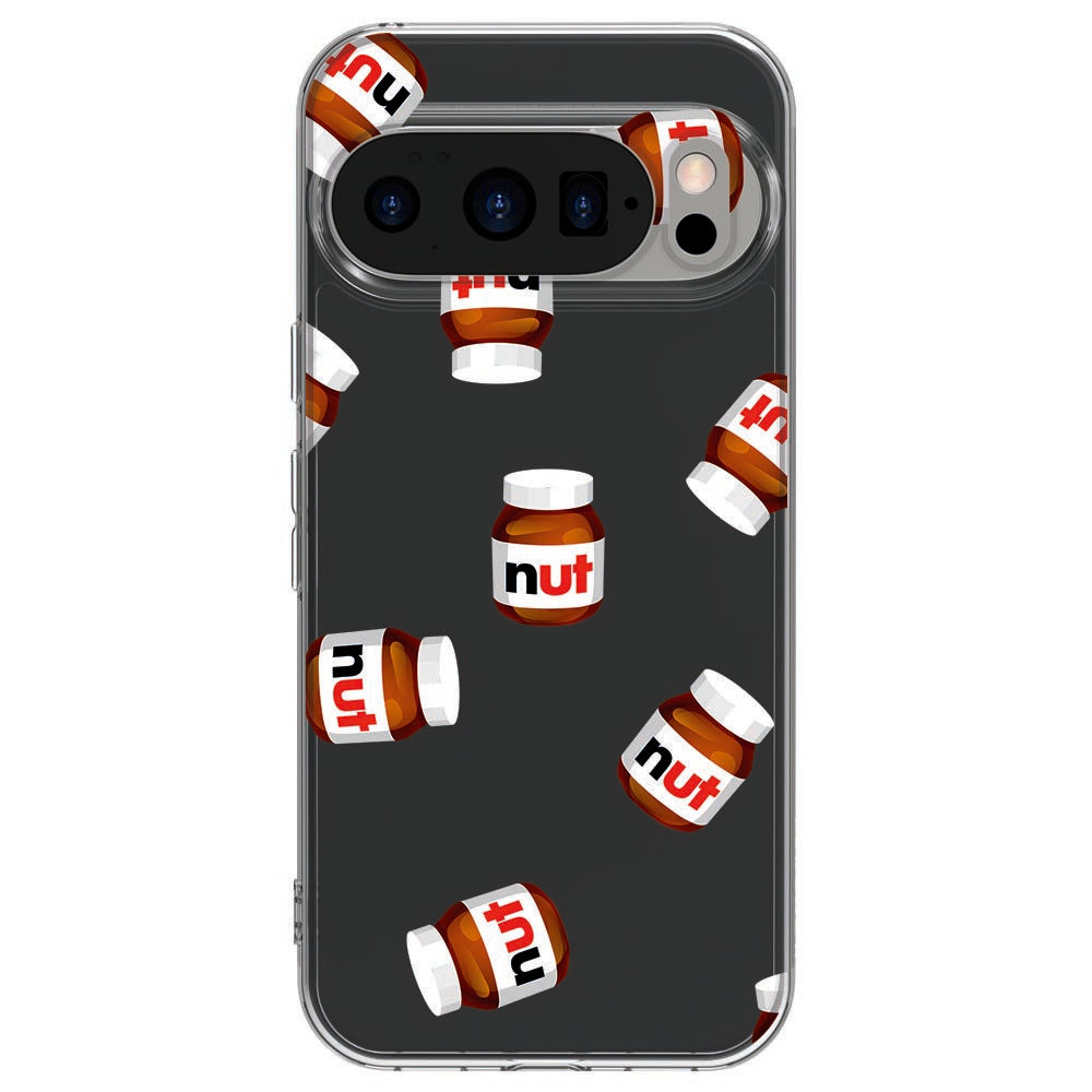 Achterkant van Google Pixel 10 / 10 Pro TPU hoesje Nut Jar