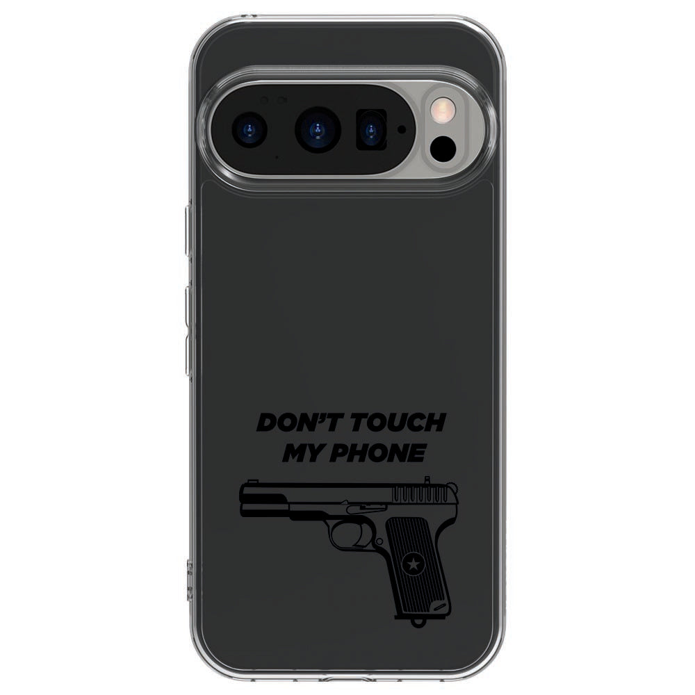 Achterkant van Google Pixel 10 / 10 Pro TPU hoesje Pistol DTMP