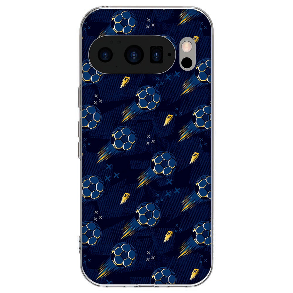 Achterkant van Google Pixel 10 / 10 Pro TPU hoesje Voetbal