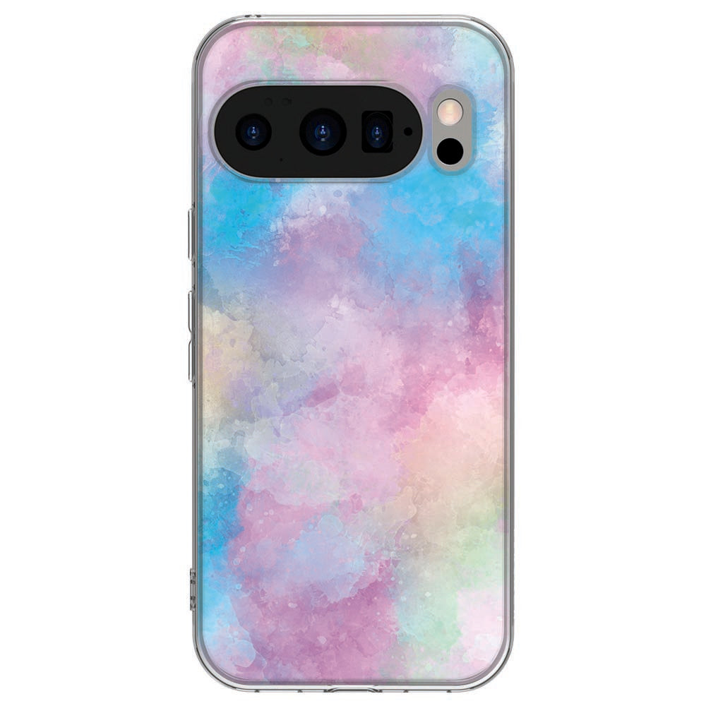 Achterkant van Google Pixel 10 / 10 Pro TPU hoesje Watercolor Light