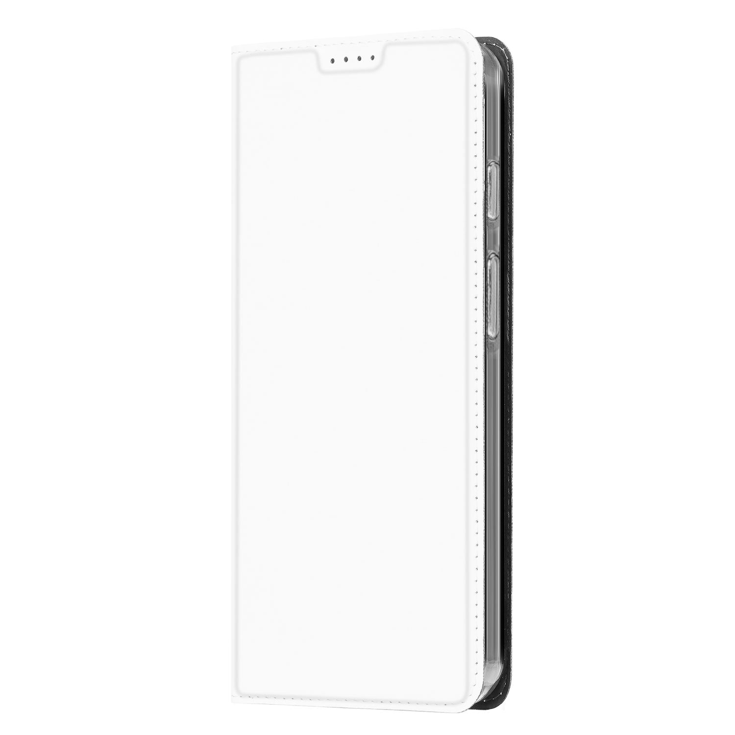 Google Pixel 10 / Pixel 10 Pro Stand Case Hoesje Wit met Kaartvak design wit aanzicht