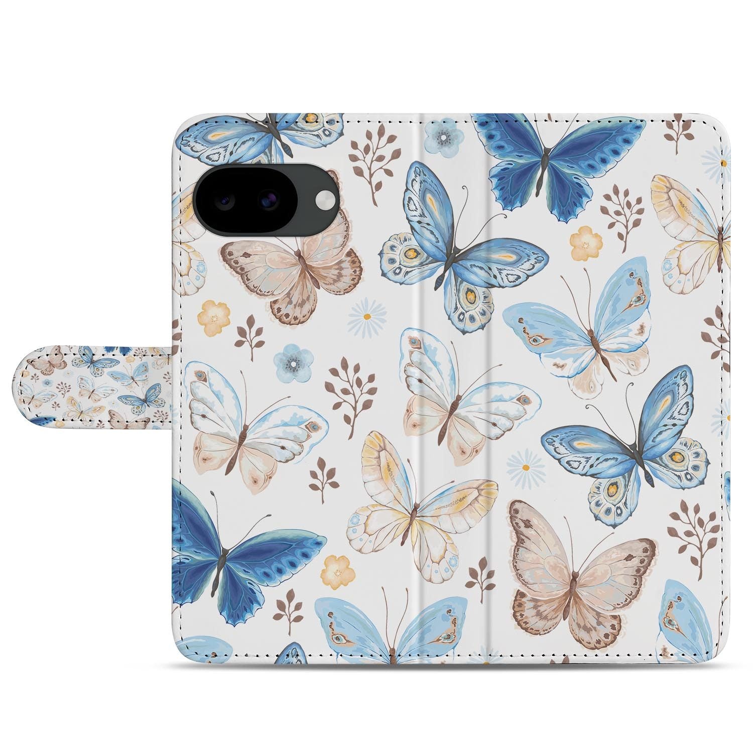 Google Pixel 10a portemonnee hoesje met Vlinder design
