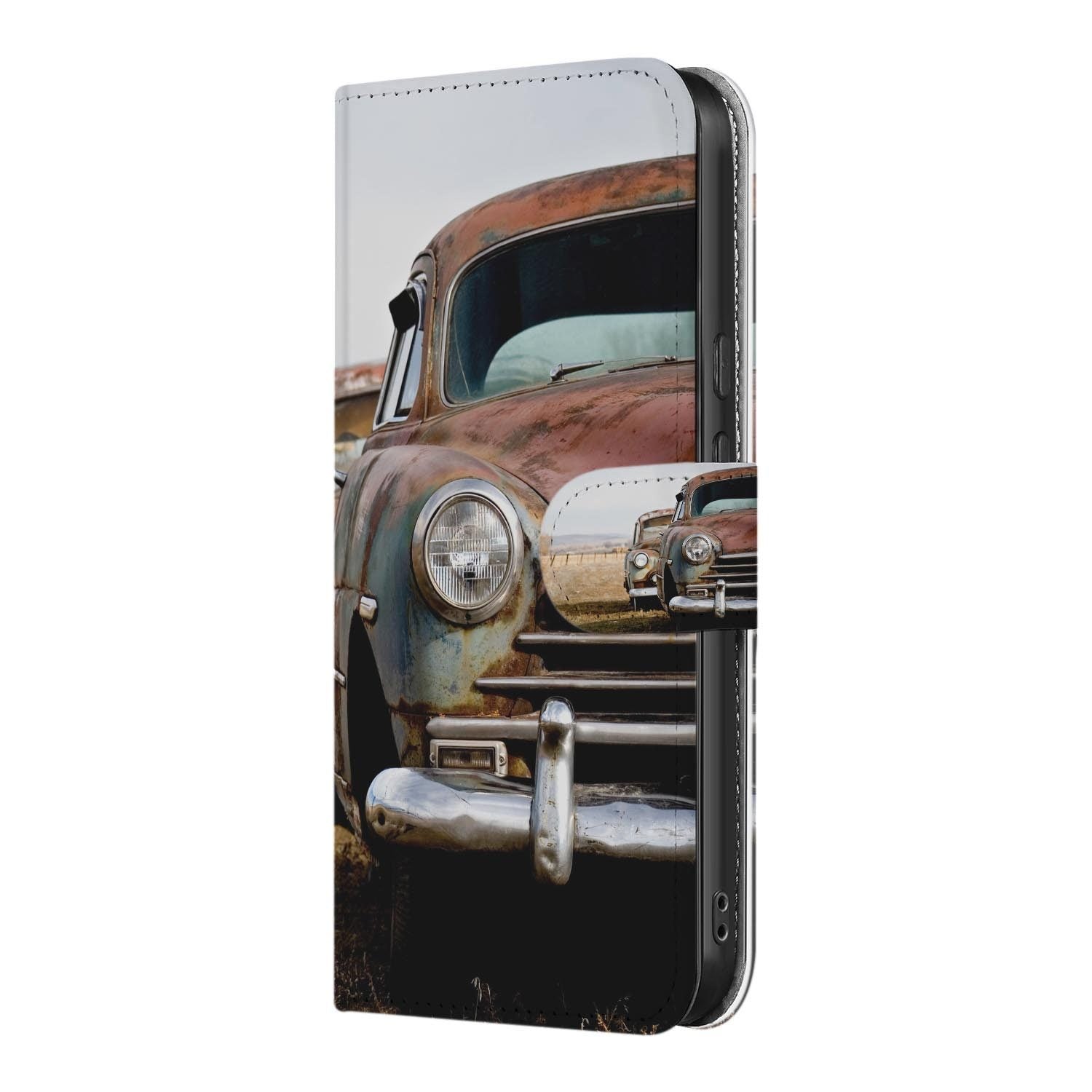 Vintage Auto wallet hoesje voor Google Pixel 10a met pasjeshouder