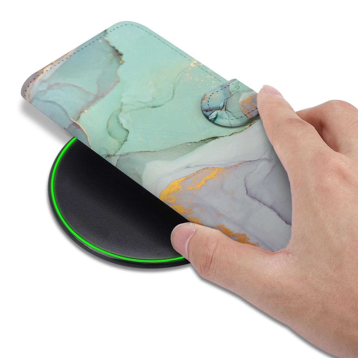 Hoesje met pasjeshouder voor Google Pixel 10a in Watercolor Mix stijl