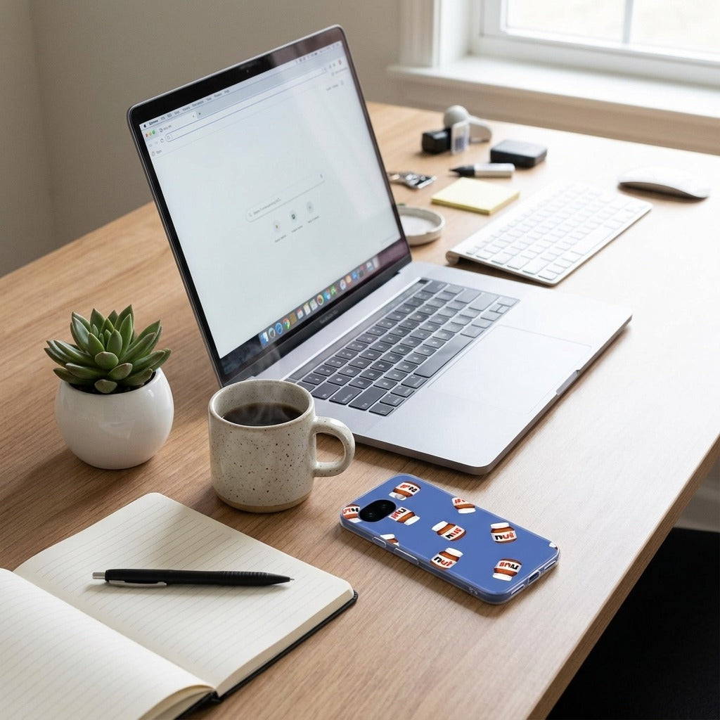 Google Pixel 10a back cover hoesje Nut Jar - lifestyle foto in huiselijke setting
