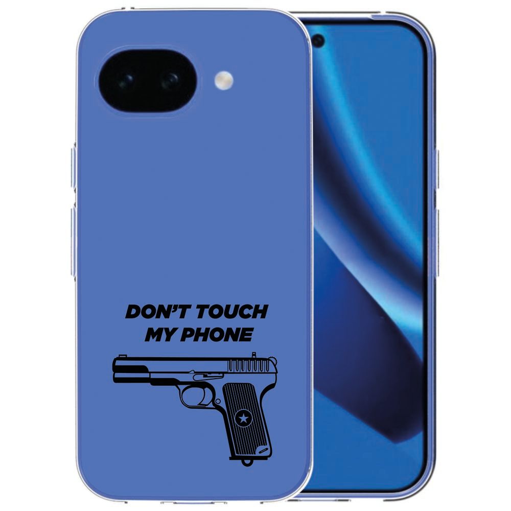 Grafisch Pistol DTMP artwork op het Google Pixel 10a softcase hoesje