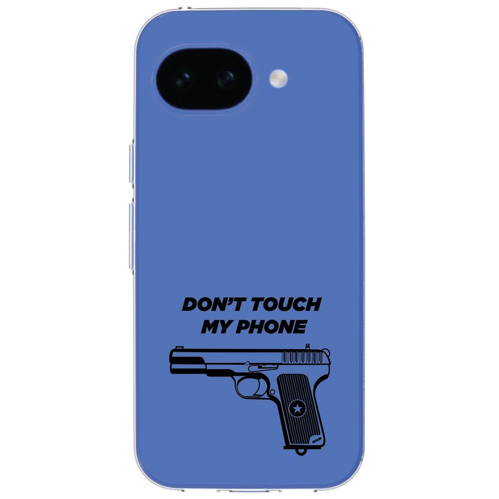 Google Pixel 10a softcase hoesje Pistol DTMP van opzij met soft-touch afwerking