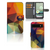 Google Pixel 6A Book Case Polygon Color boekhoes design geometrisch asymmetrisch