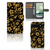 Google Pixel 6A Hoesje Gouden Bloemen telefoonhoesje gouden bloemen design aanzicht