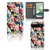 Google Pixel 6A Telefoonhoesje met Pasjes Birds telefoonhoesje kleurrijk design vogels aanzicht