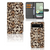Google Pixel 6A Telefoonhoesje met Pasjes Leopard hoesje design zoemer aanzicht