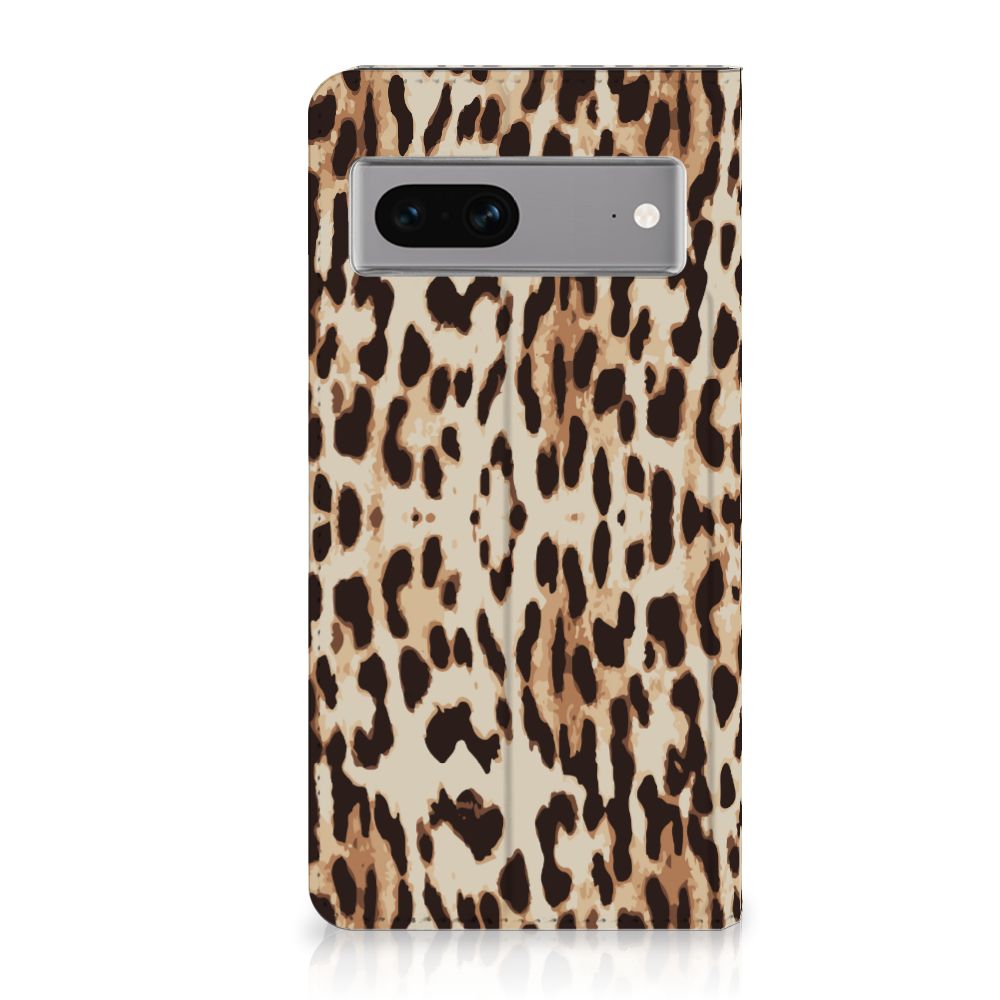 Google Pixel 7 Hoesje maken Leopard met stijlvolle luipaardprint voor bescherming en uitstraling 🐆.