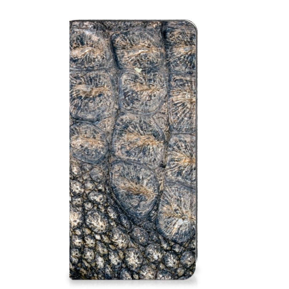 Google Pixel 7 Pro Hoesje maken Krokodillenprint krokodillenprint design front