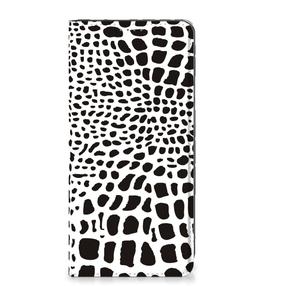 Google Pixel 7 Pro Hoesje maken Slangenprint met zwart-wit design voor bescherming en uitstraling. 🐍