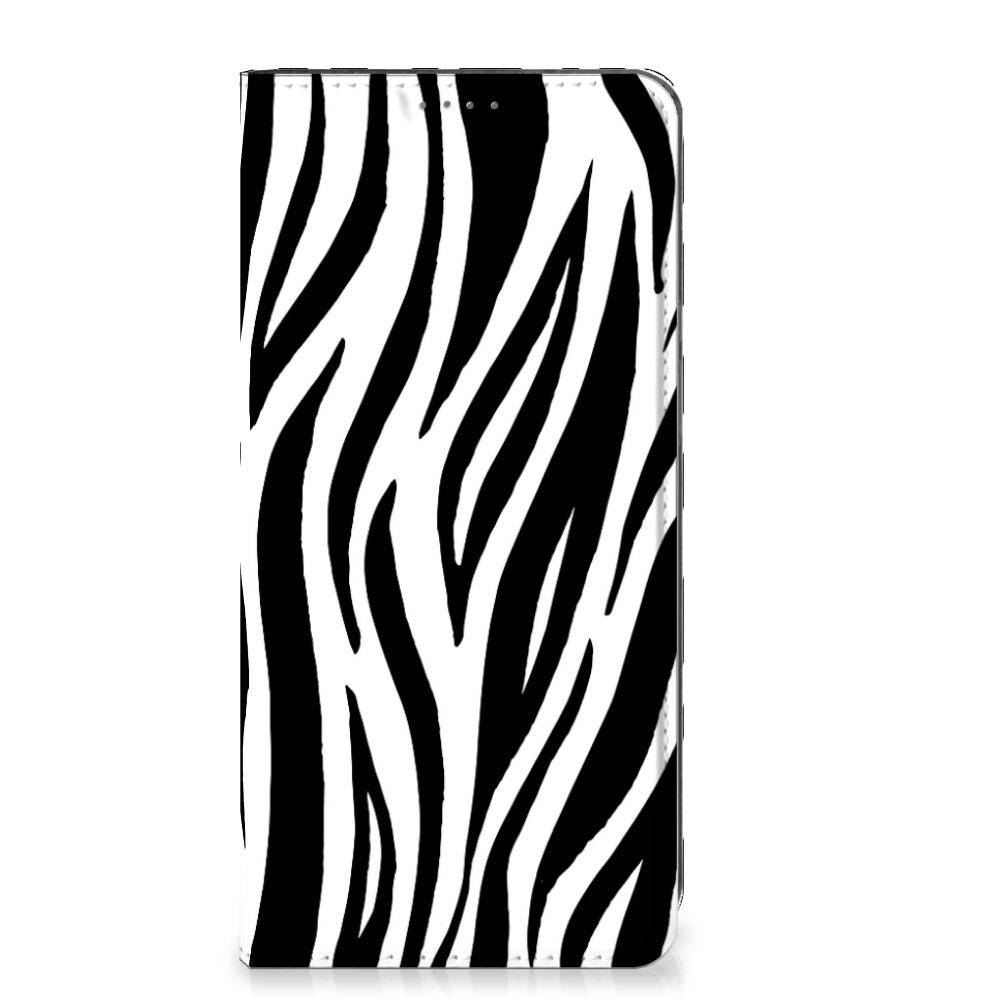 Google Pixel 7 Pro Hoesje maken Zebra hoesje zebra strepen vooraan