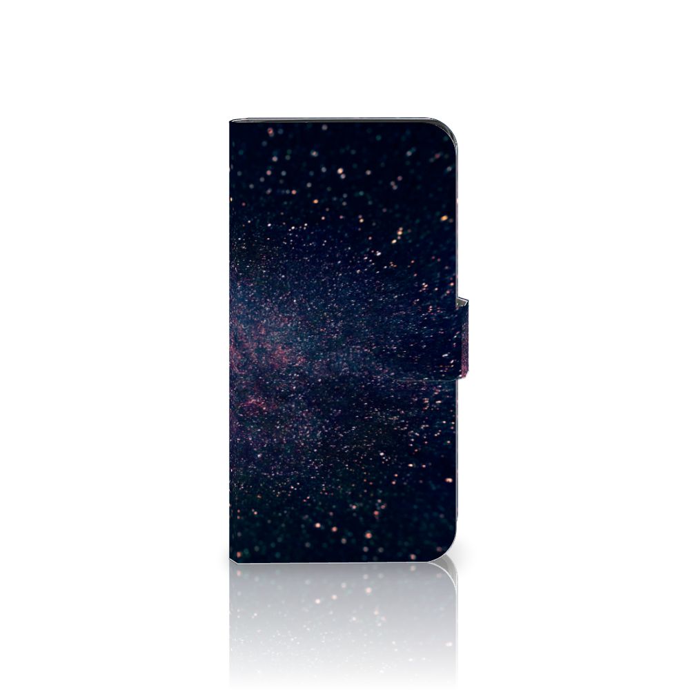 Google Pixel 7A Book Case Stars boekhoes sterrenhemel zwart