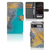 Google Pixel 7A Bookcase Marble Blue Gold buitenkant binnenkant aanzicht