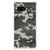 Google Pixel 7A Doorzichtige Silicone Hoesje Army Light camouflage achteraanzicht