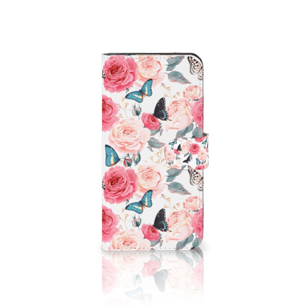 Google Pixel 7A Hoesje Butterfly Roses telefoonhoesje design bloemen vlinders