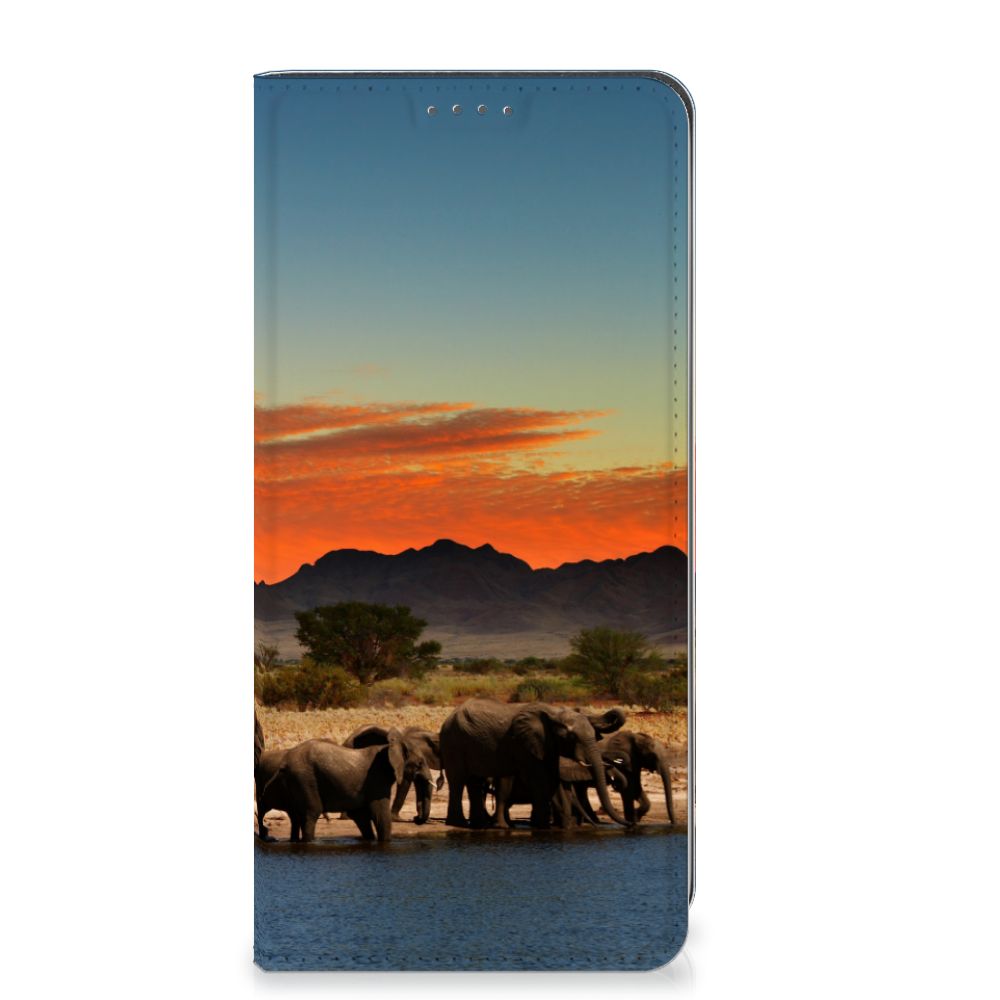 Google Pixel 7A Hoesje maken Olifanten design olifanten vooraanzicht