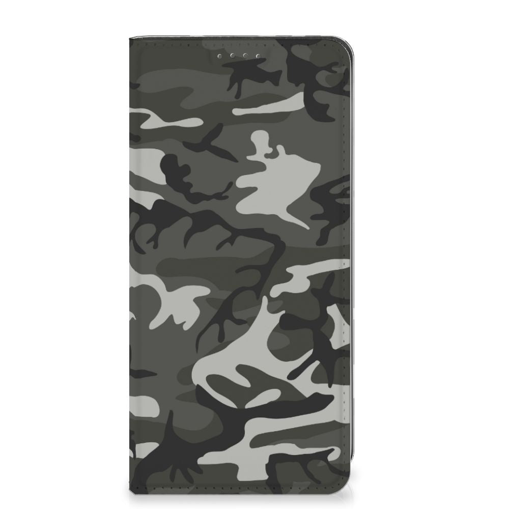 Google Pixel 7A Hoesje met Magneet Army Light camouflage design voorkant