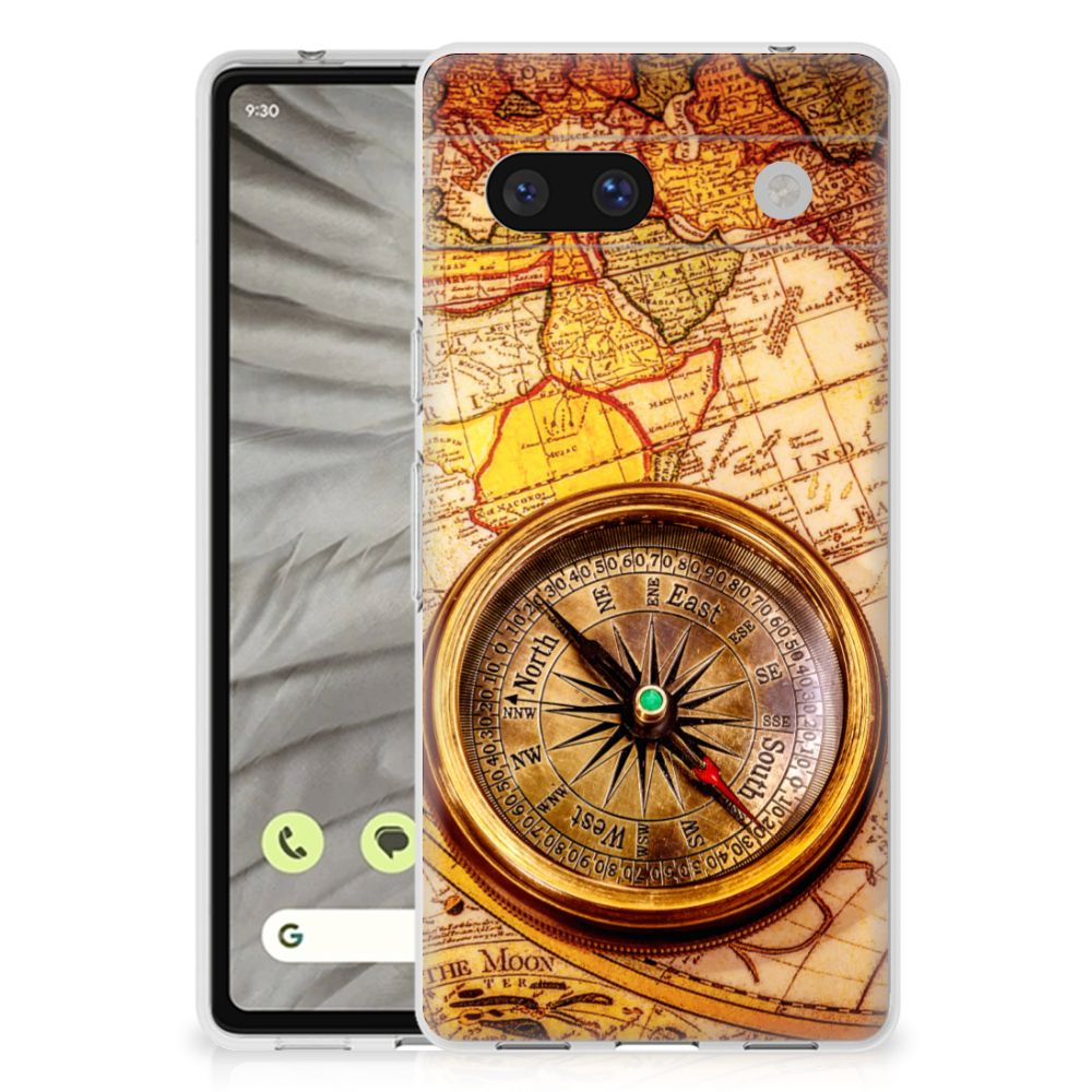 Google Pixel 7A Siliconen Back Cover Kompas B2C Telecom