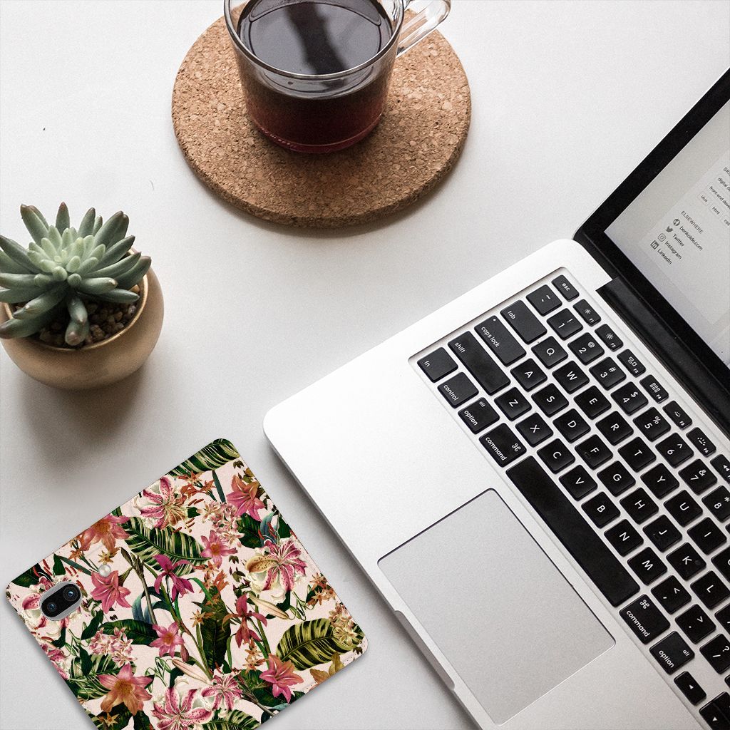 Google Pixel 7A Smart Cover Flowers bloemen design bovenaanzicht