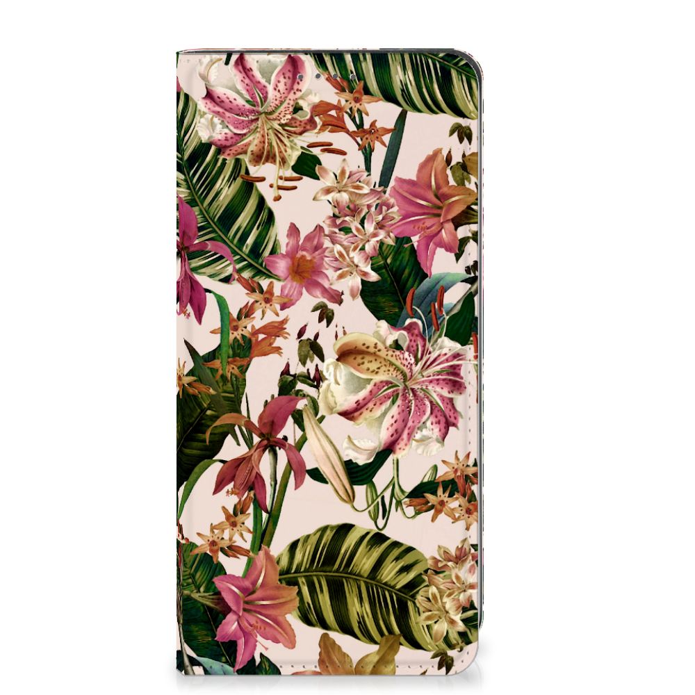 Google Pixel 7A Smart Cover Flowers bloemen design vooraanzicht